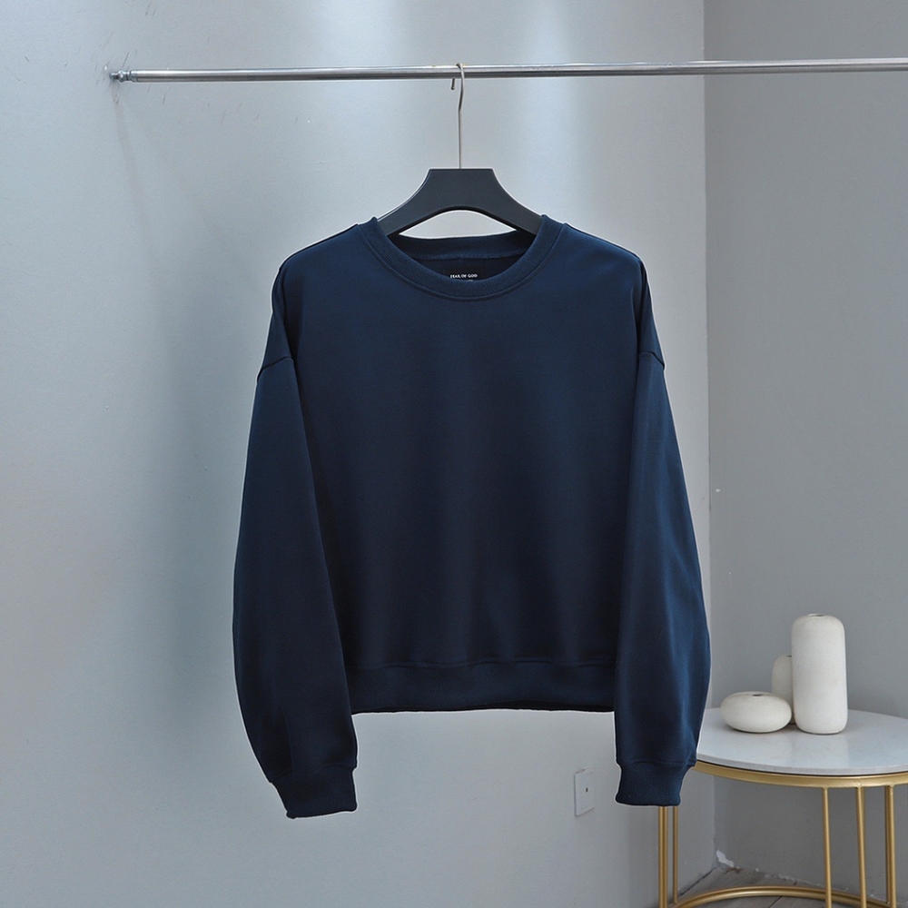 Fear of God Stylish Casual Fleece-lined Crewneck Sweatshirt for Fall and Winter